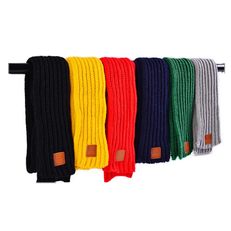 EAGLEBORN 1 шт. Модный зимний шарф вязаные шарфы шали детский плотный теплый хомут детские палантины|scarves stoles|knitted