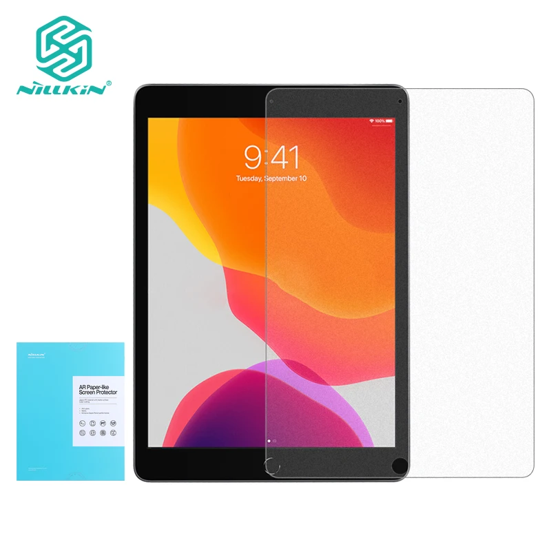 Nillkin бумажный протектор экрана для Apple iPad 10,2 матовая бумага текстура эскиз пленка