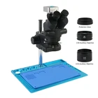 Микроскоп Simul-Focal 3,5-90X, Тринокулярный, стерео, для пайки, 36 МП, HDMI, камера, многофункциональный верстак, инструменты для ремонта мобильный телефон