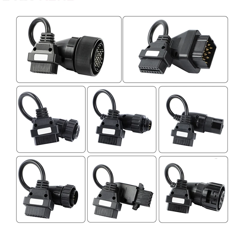 Топ Полный комплект 8 шт. кабели для автомобилей/грузовиков TCS Multidiag Pro