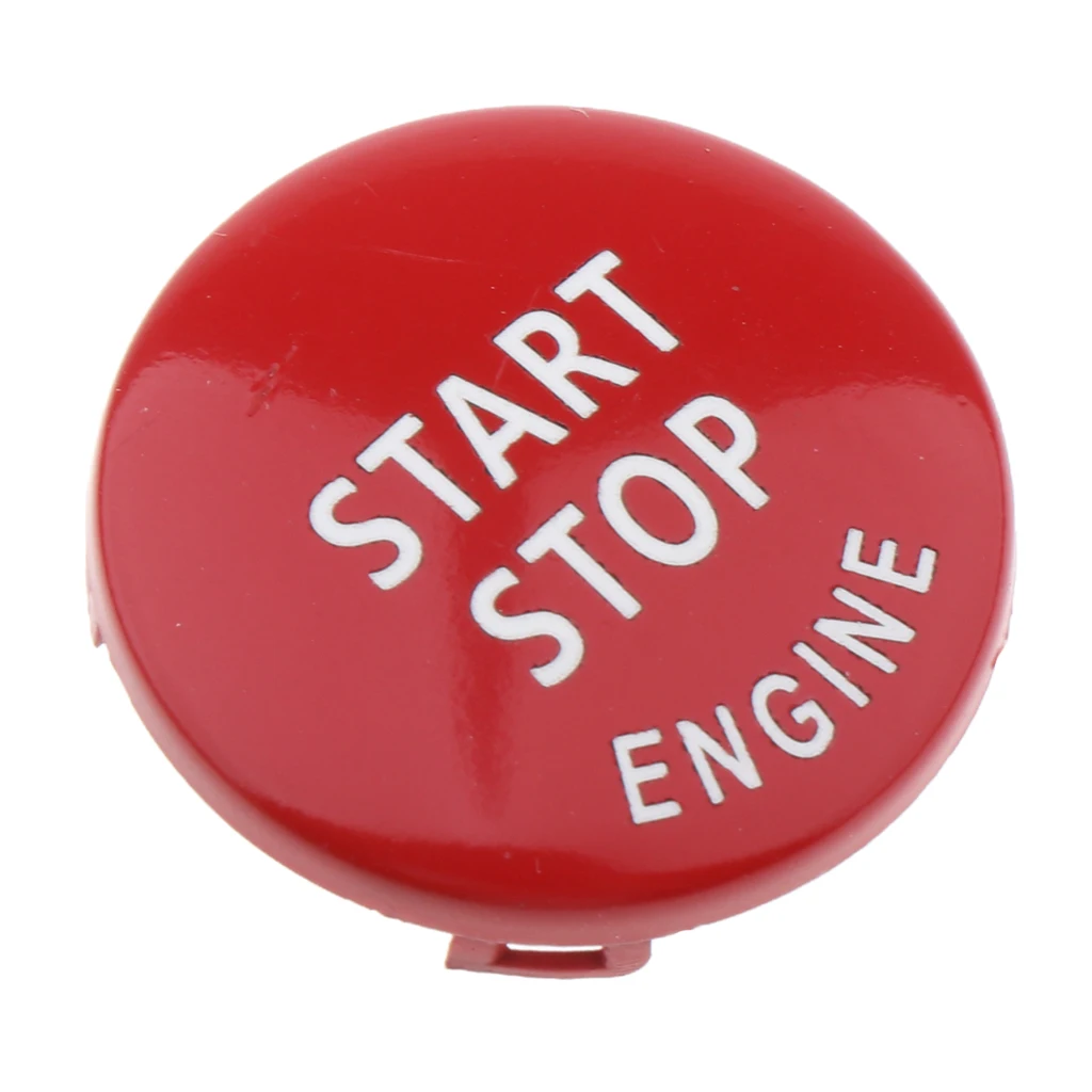 Авто углеродное волокно автомобильный Стайлинг кнопка запуска наклейка авто