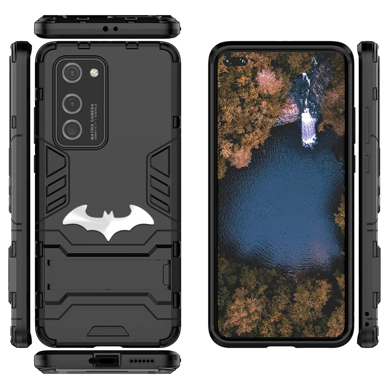 Бронированный чехол Железный человек для Huawei P40 Pro P30 Lite Mate 40 30 20 10 Y9 2019 Y7 Y6 Honor 8X 9X