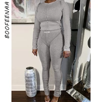 boofeenaa sporty long sleeve 2 piece sets top and pants athleisure winter clothes women loungewear baddie outfit c87 cg40