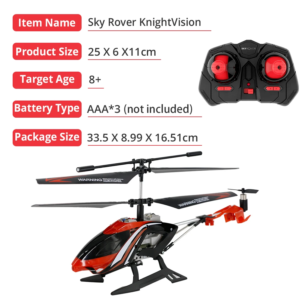 Радиоуправляемый мини-вертолет Sky Rover с инфракрасным гироскопом и