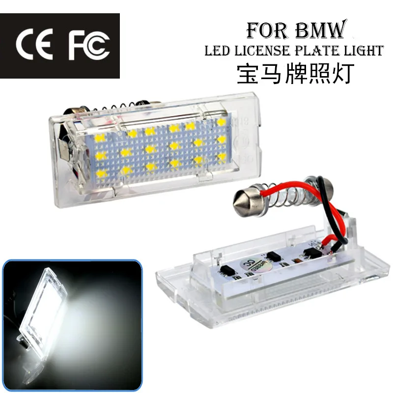 

2pcs canbus LED Number License Plate Light Error Free white for BMW X5 E53 1999-2006 X3 E83 2003-2010