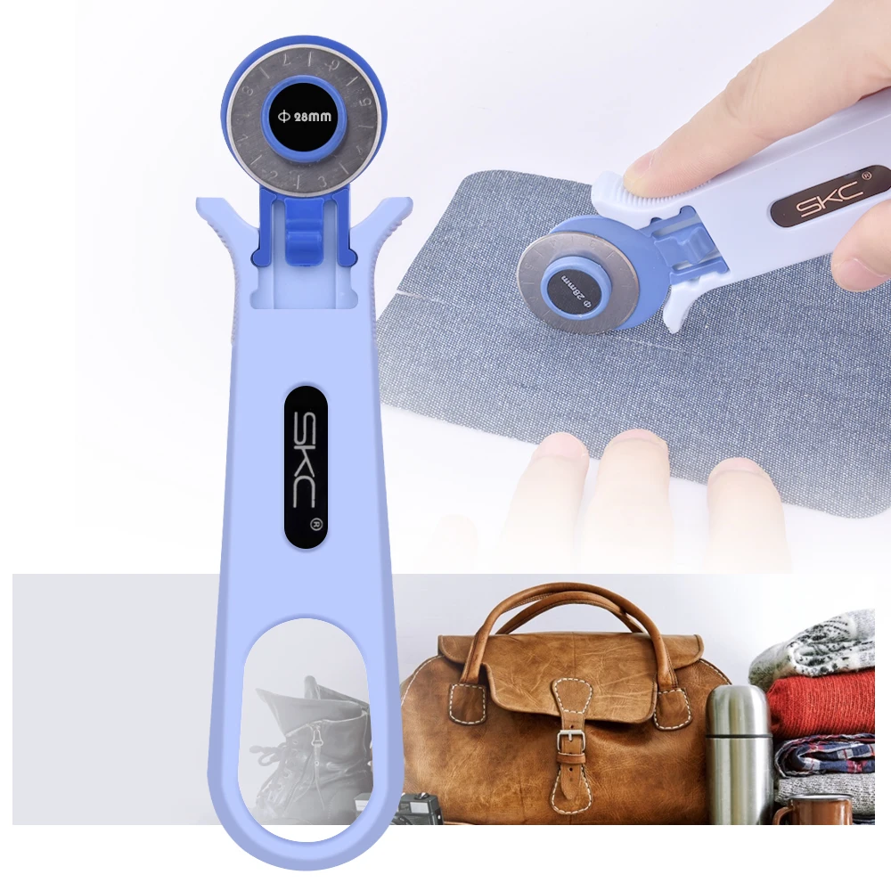 

45mm 28mm Rotary Cutter Set Blades Fabric Circular Quilting Cutting Patchwork Leathercraft Sewing Tool Quilter Leather Cutter