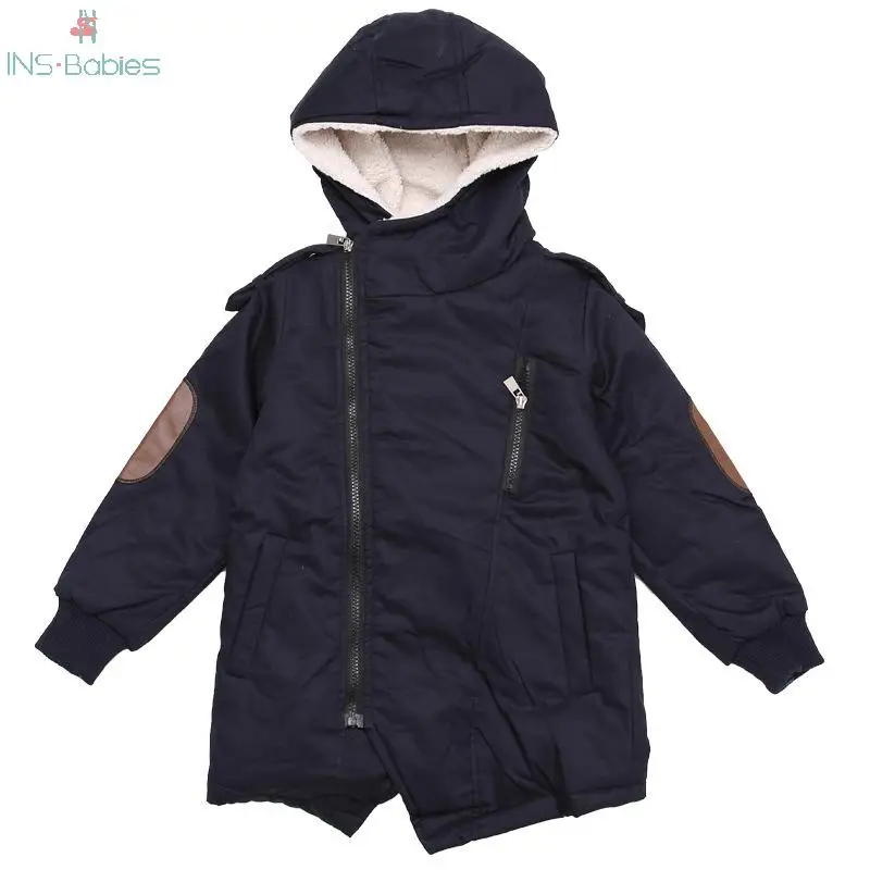 

Autumn Boys Jackets Children Winter red Cotton Padded Clothes for boy thickened warm outerwear Snow Jacket Kids 4-8y coat 2020