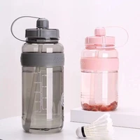 600 2000ml water bottle with straw outdoor fitness sports bottle large capacity portable climbing bicycle bpa free gym space cup