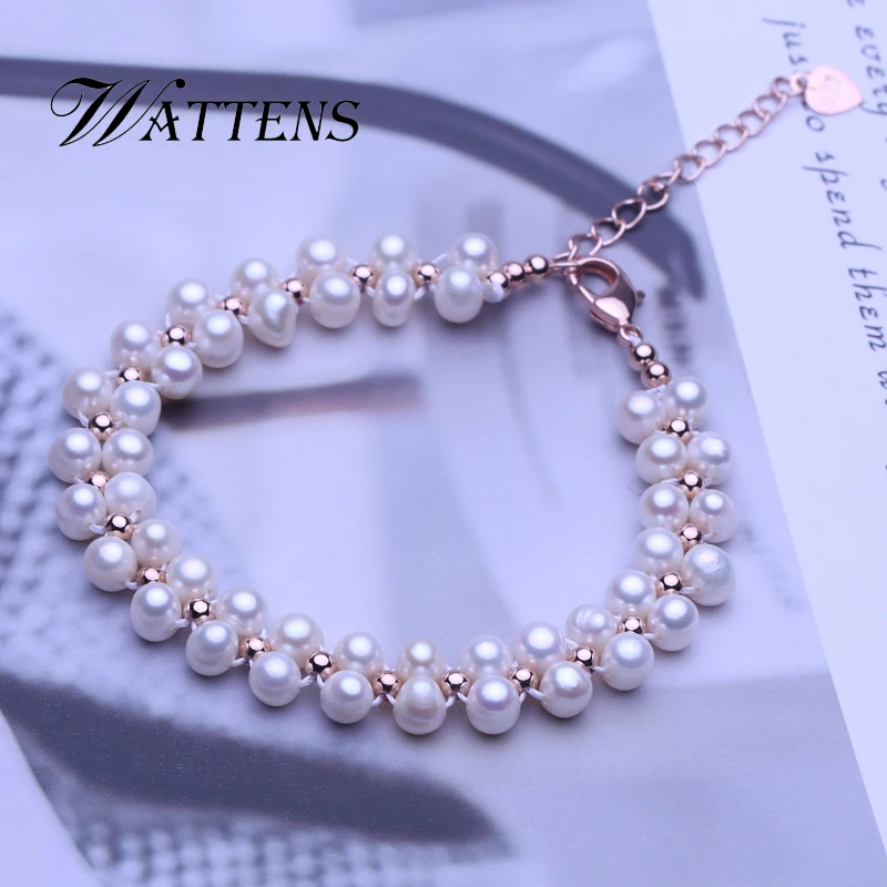 Двухслойный жемчужный браслет в богемном стиле, натуральный пресноводный жемчуг, браслет с жемчугом, регулируемый браслет для женщин, ювелирные аксессуары, подарок