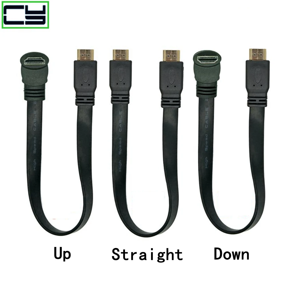 Плоский тонкий высокоскоростной 1 4 в HDMI совместимый удлинитель 30 см Тип A штекер