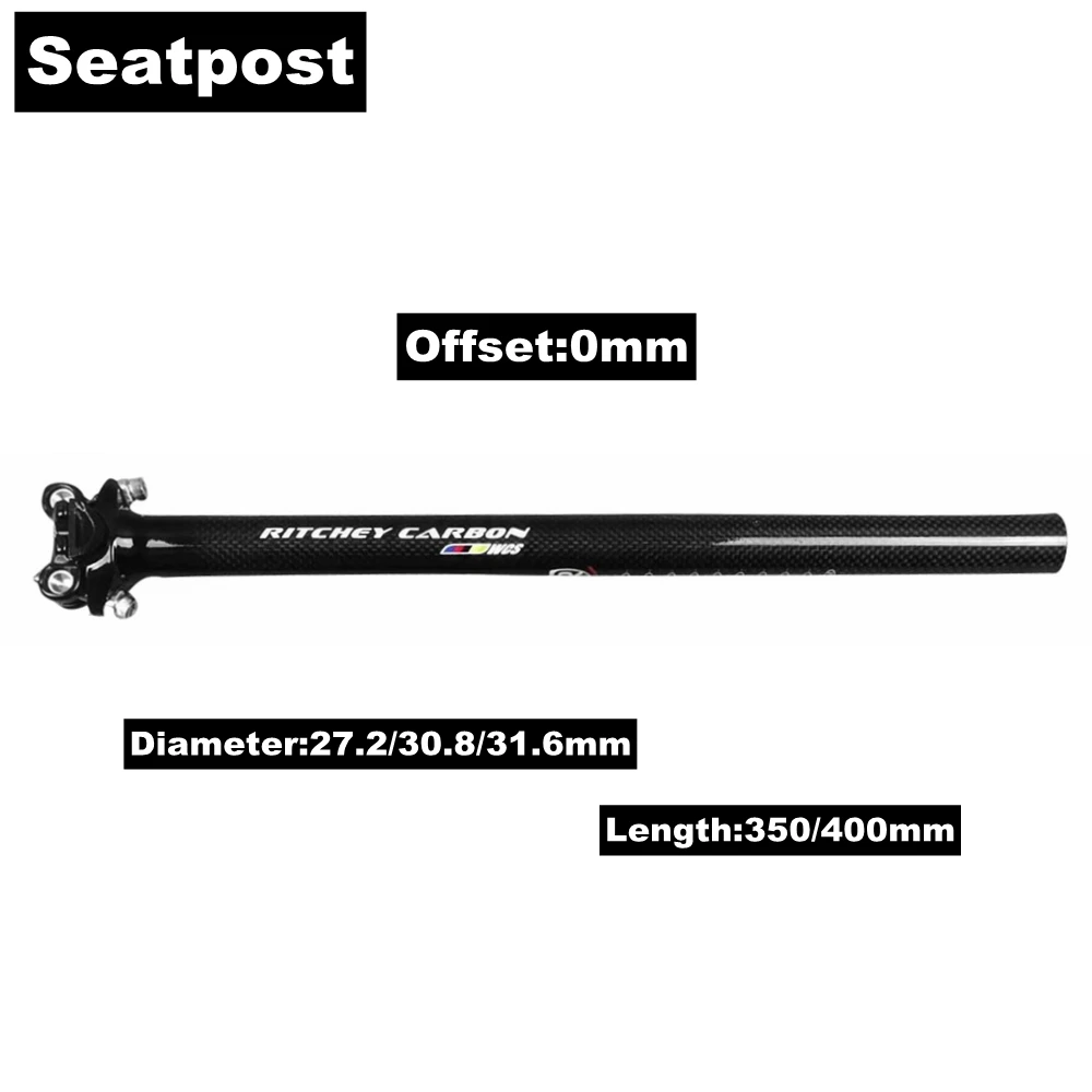 Глянцевое углеродное волокно руль Bik MTB руль набор горный велосипед руль+ подседельный штырь+ стержень+ Бар Конец XXX велосипедные части