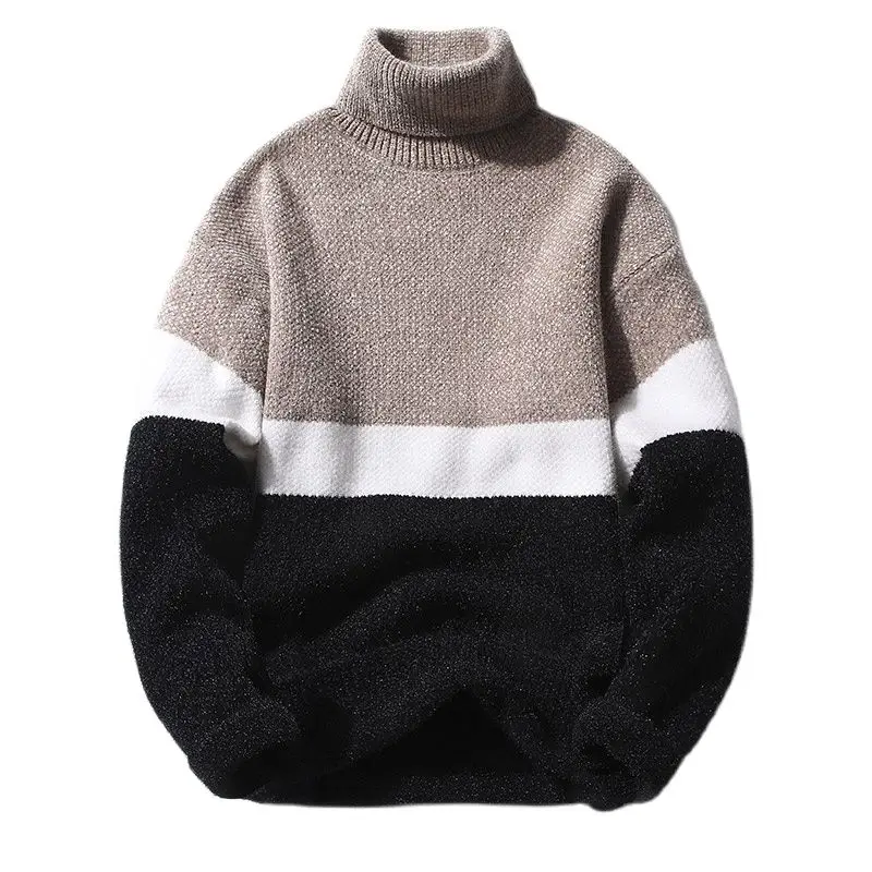 

SweterSweater Of Autumn Winter New Fund Men is Recreational Pullover Unlined Upper Garment Tall Collar Knit Unlined Uppergarment