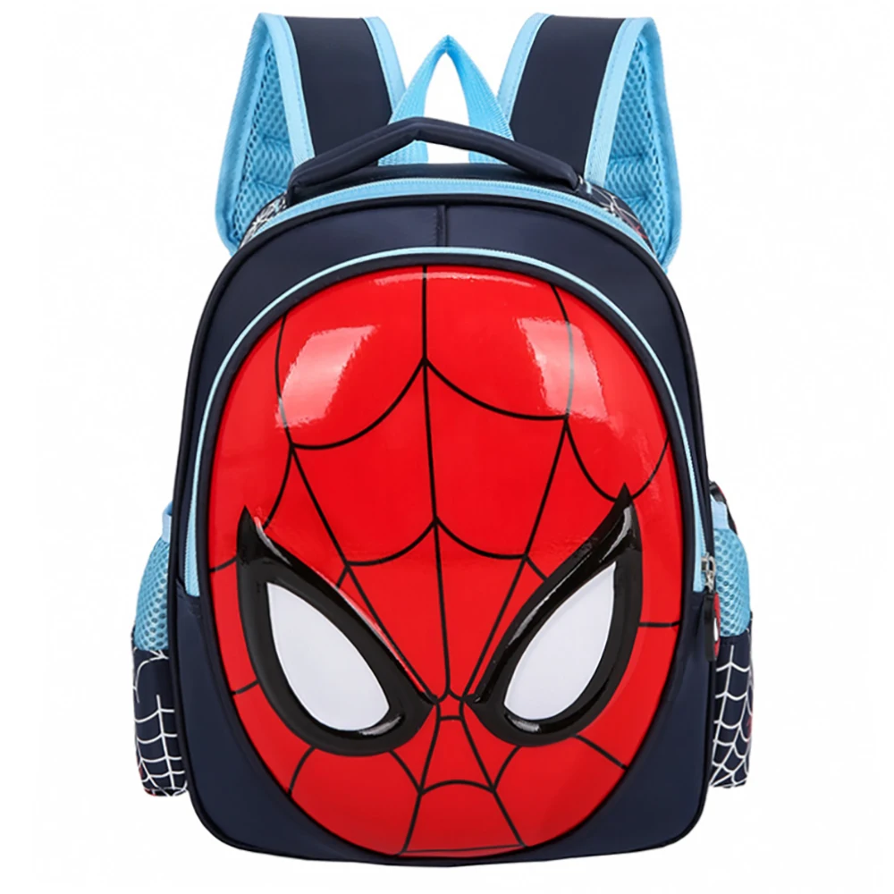 Marvel Cartoon Spiderman Backpack Bags For Boys Student Waterproof Large Capacity Handbags Children Shoulder Packages Gifts 2021