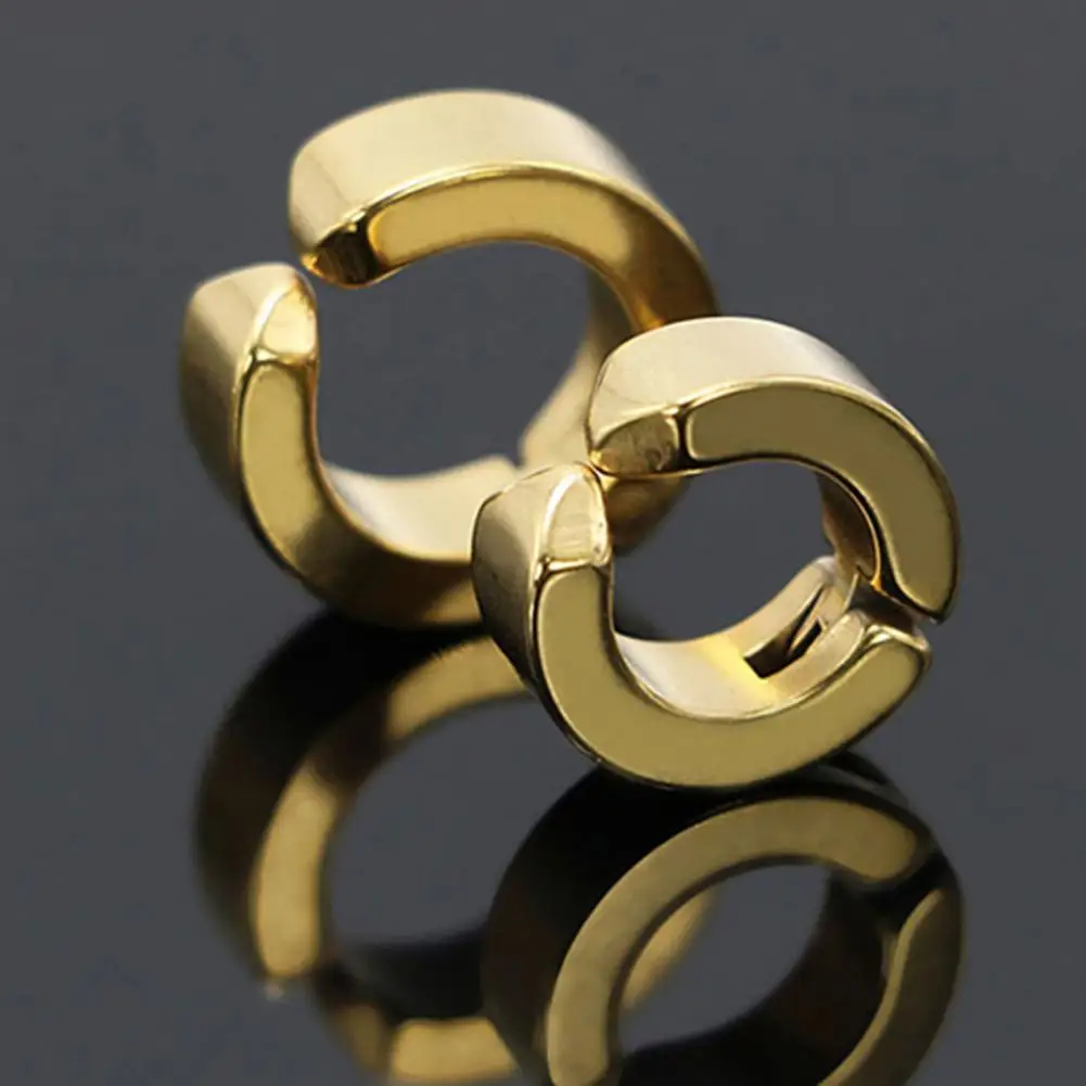 

Hot Sales 1Pc Ear Clip Geometric Tarnish Resistance Jewelry Gift Ear Cuff for Men