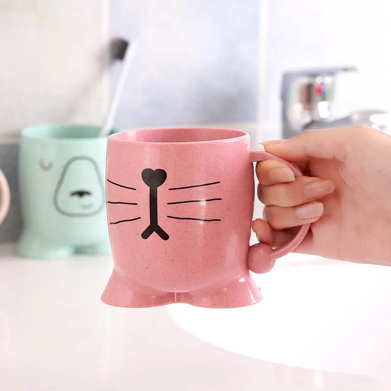 1 шт. Новинка милая кошка животное медведь собака молочная кружка ПП Пшеница