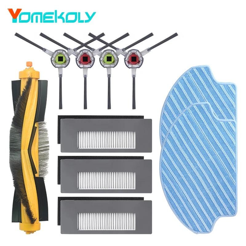 

for Ecovacs DE55 DE53 DE6G DT88 DM65 Robot Vacuum Cleaner Main Brush Side Brush HEPA Filter Mop Cloth Replacement Accessories