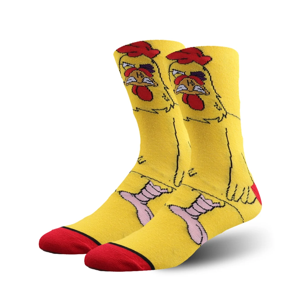 Смешные Женские носки с веселым мультяшным принтом новые персонализированные