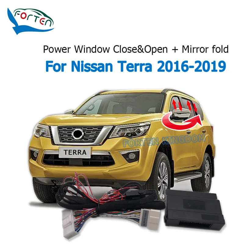 

Forten Kingdom Car Auto Window Closer & Open Side Mirror folder unfold Kit For Nissan Terra 2016-2019