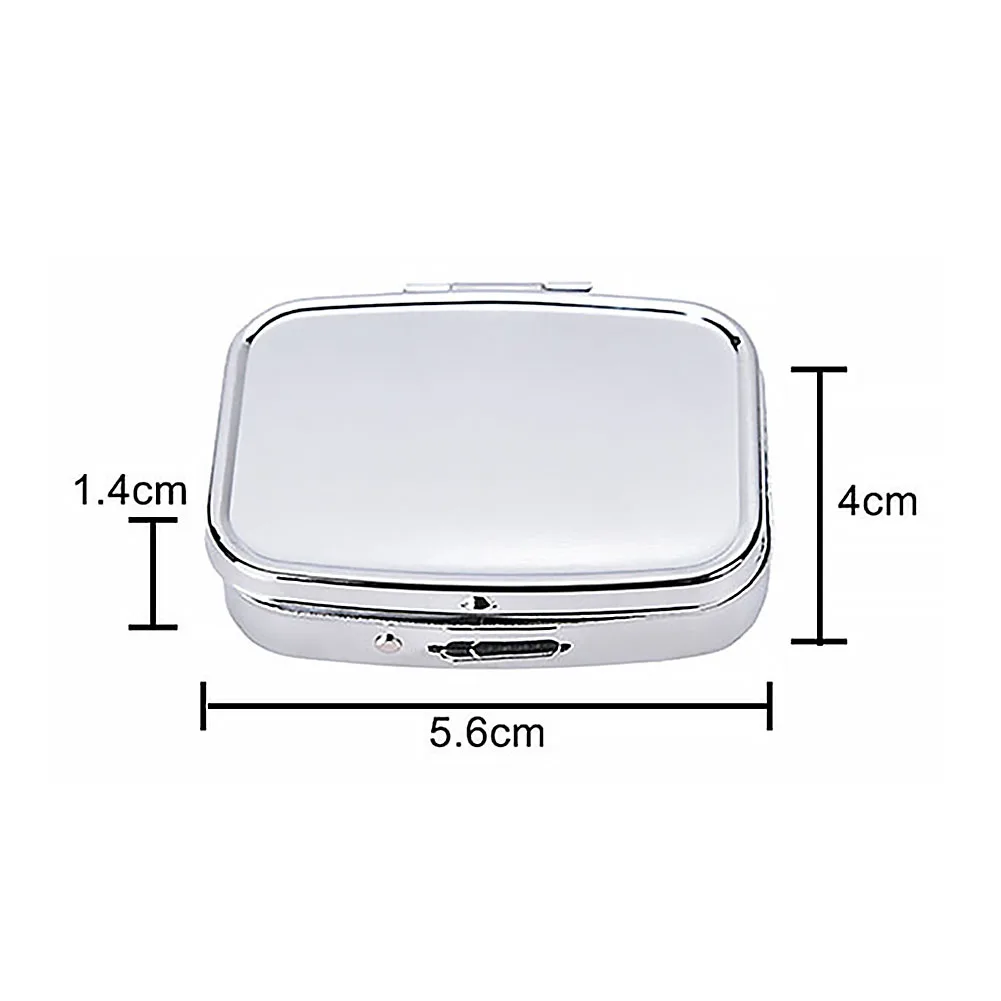 2 сетки серебряное квадратное хранение подарочной коробки путешествия медицина