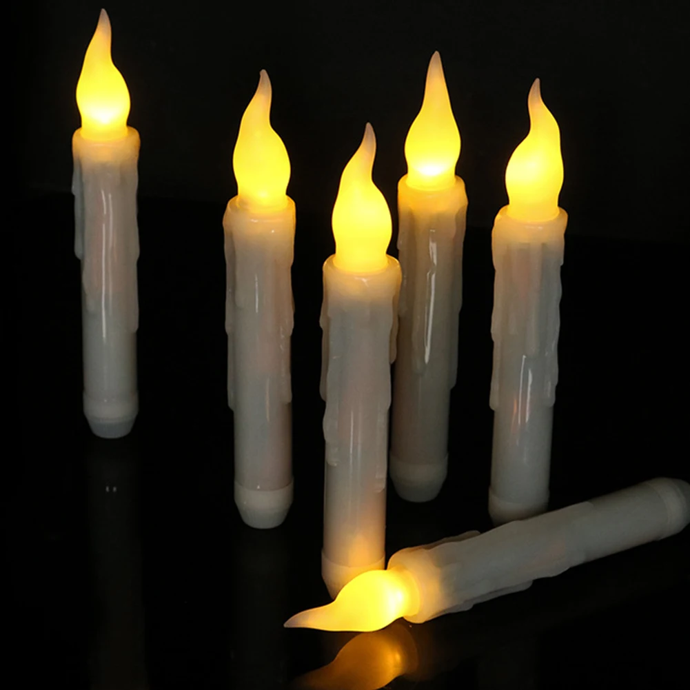 

7PCS Flameless LED Candle Remote Control LED Candle Lights Strip Candles Battery Powered Led Easter Candle With Packaging