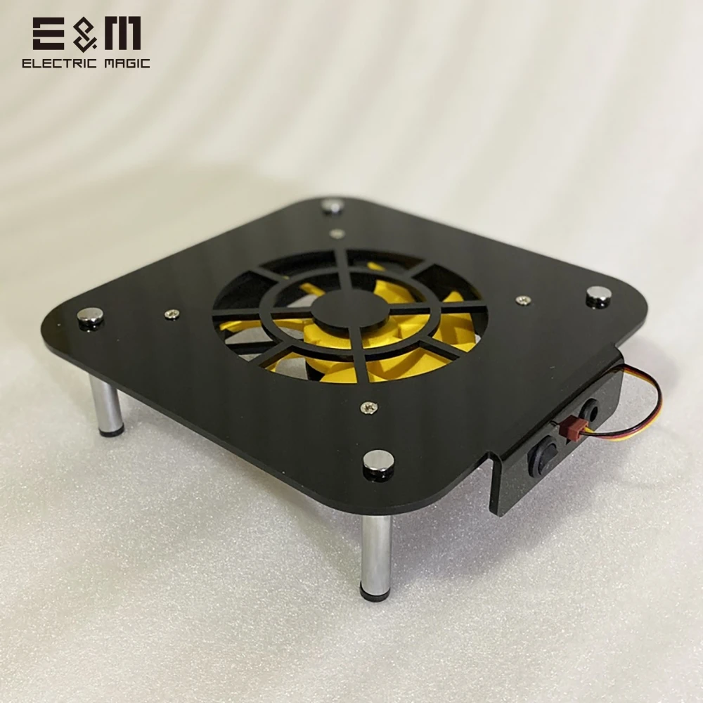 C 12cm fan standard Охлаждающий вентилятор, основание для рассеивания тепла, Модифицированная рамка для Mac, мини Радиатор, разгон с 12 см, 14 см, PCCOOLER, бесшумный вентилятор, акриловое шасси - Цвет: C 12cm fan standard