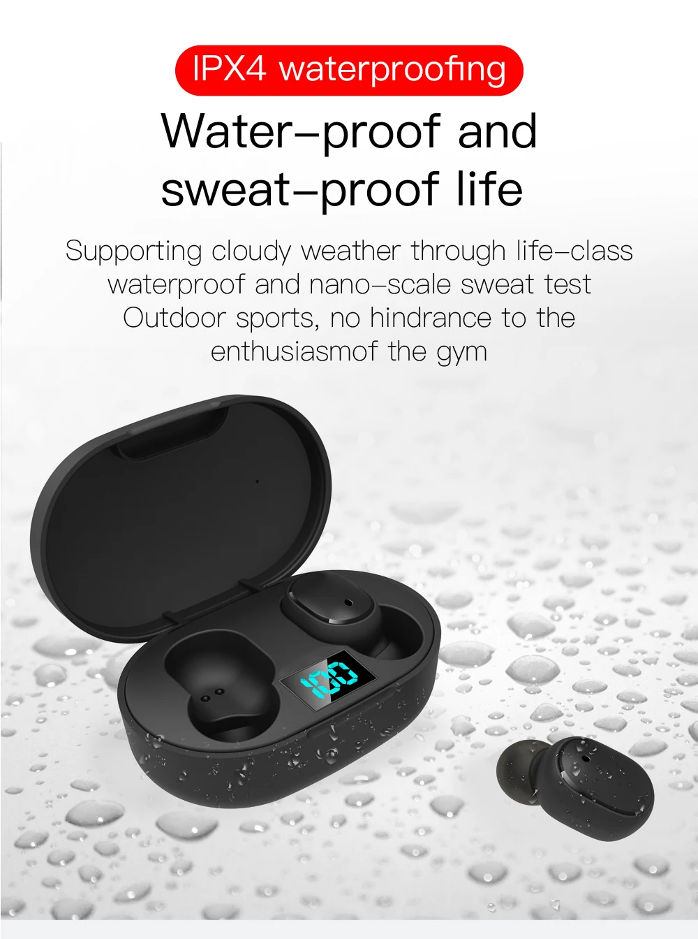 E6S Bluetooth наушники PK Redmi Airdots беспроводные 5 0 TWS с шумоподавлением микрофон для iPhone