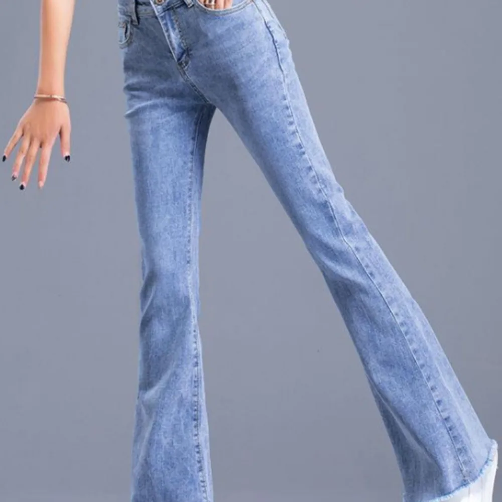 

Women's jeans woman high waist Flared Pants Women's for women clothing Woman trousers Clothing