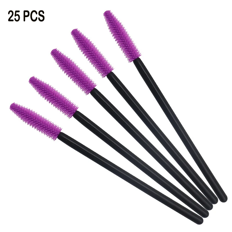 09 50pcs Disposable Eyelash Brush Makeup Brushes Mascara Wands Applicator Spoolers Eyebrow Brush For Eyelash Extension Makeup Tools - Handle Color: 09