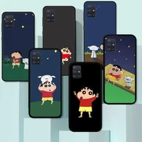 cartoon crayons shi cute chan phone case for redmi note10 note9 note8 5a 7 6 8 4 6 s pro max fundas cover