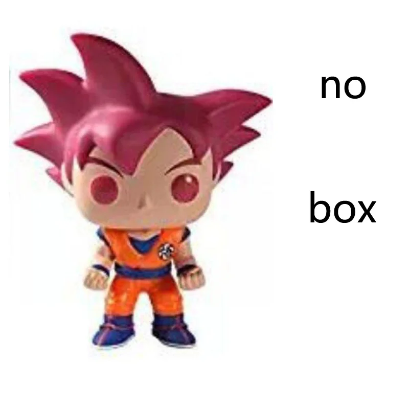 24 no box Funko Pop аниме Dragon Ball Z персонаж 10 см Милая виниловая Модель Куклы Фигурки игрушки - Цвет: 24 no box