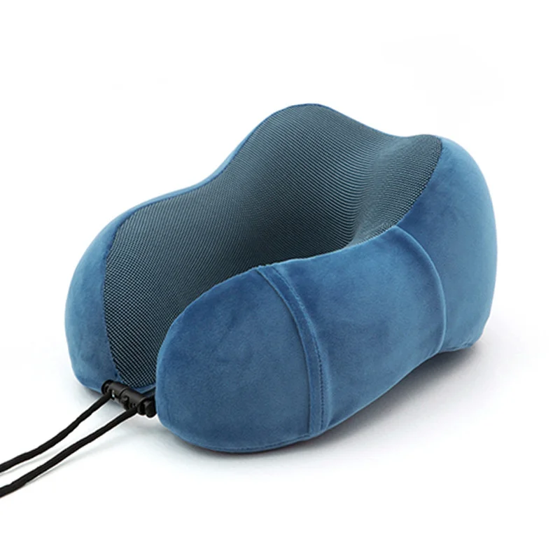

Comfortable U-shaped Pillow Memory Foam Neck Pillow with Storage Bag Travel Pillow for Airplane