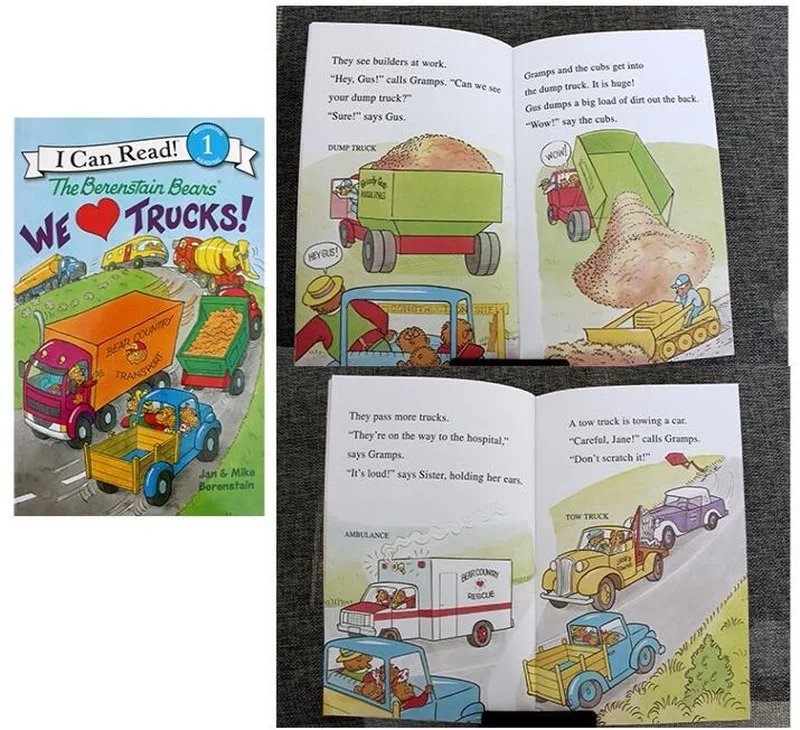 25 Books/set I Can Read Phonics Books My Very First Berenstain Bears English Picture Story Book for Children Kids Reading | Игрушки и