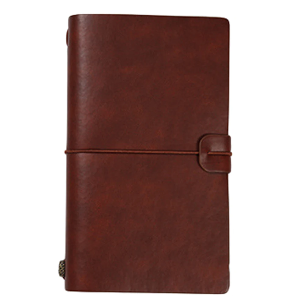 New Diary Notebook Agenda With Faux Leather Cover Loose Leaf Note Bookfor School Stationery or Traveler