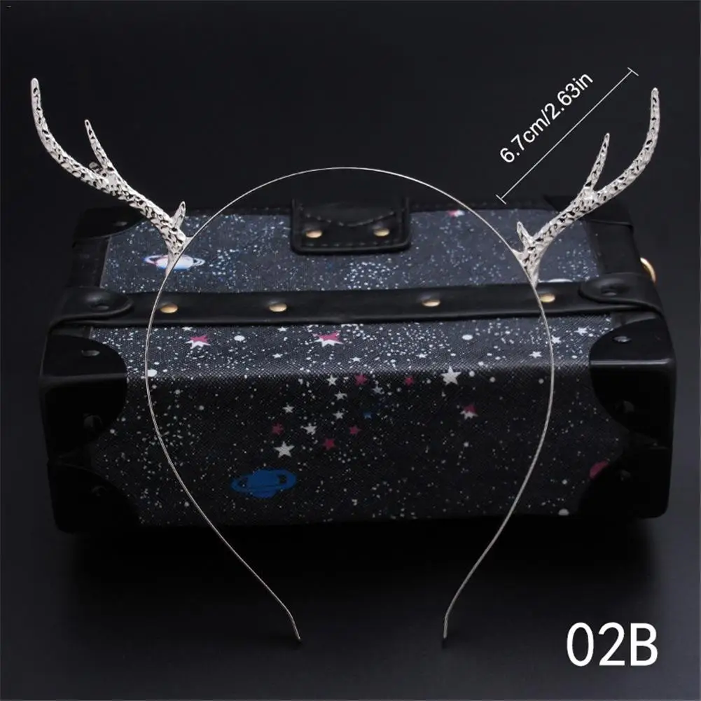 Повязки На Голову Модные женские милые лося рога волос обруч головной убор