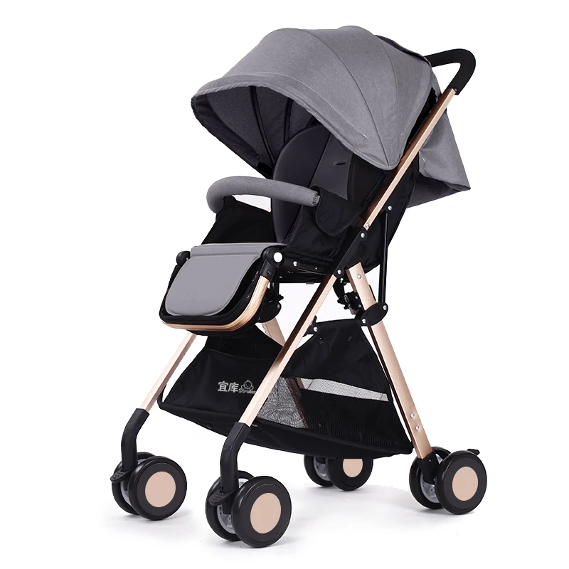 Leecus детская тележка ультра светильник портативная может лежать складывается