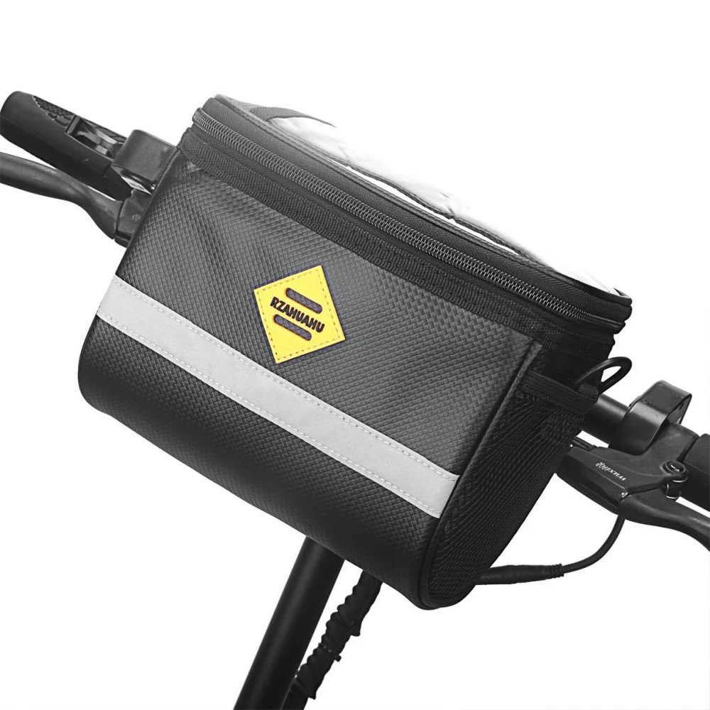 

Bicycle Front Handlebar Bag Bike Frame Pannier Organizer Pouch MTB Waterproof Phone Bags Multifunction Portable Bike Accessory
