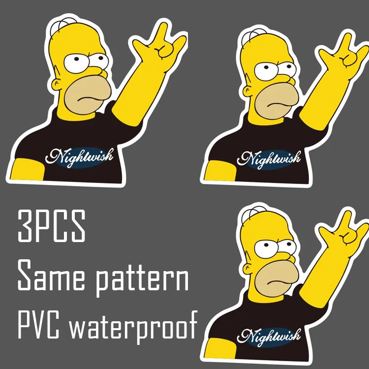 Наклейки для ноутбука чемодана гитары чехла скейтборда велосипеда автомобиля 3