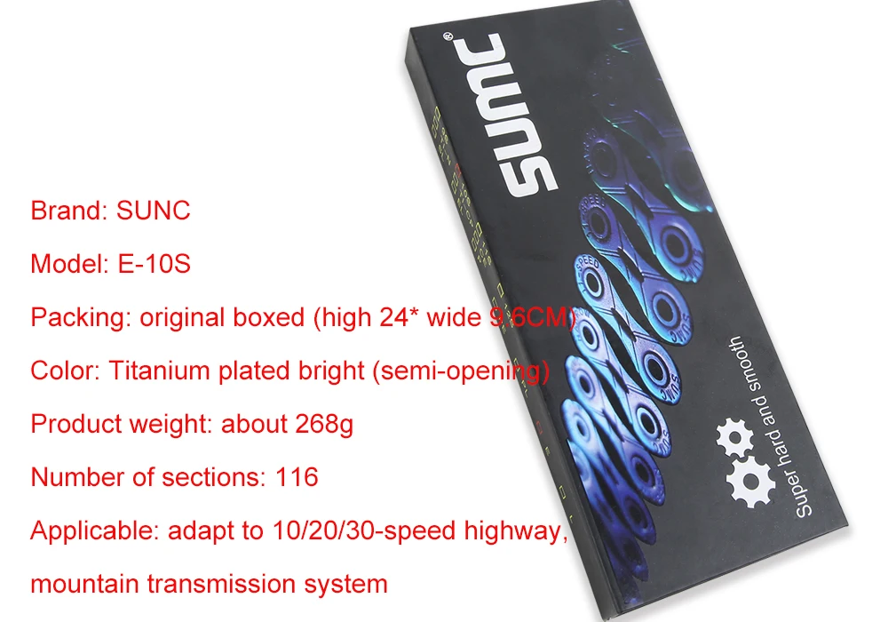 SUMC X10L X11L X12L велосипедная цепь 10S 11S 12S Красочные для MTB/шоссейного велосипеда для Shimano/SRAM 20 30 11 22 33 12 Скоростей 116л/цепь