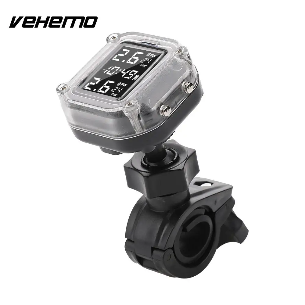 

New Tire Pressure Alarm Tire Pressure Monitoring System USB Interface 2020 Tire Pressure Monitoring for Waterproof 2PCS Sensor