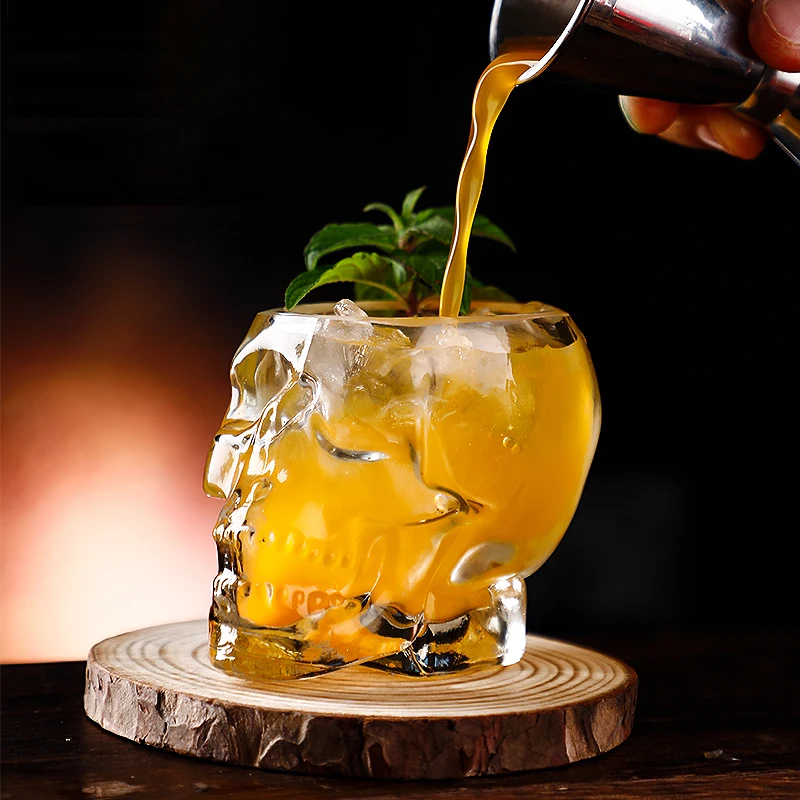 Прозрачная стеклянная чашка для водки виски коктейля бармена 100 мл|Другие