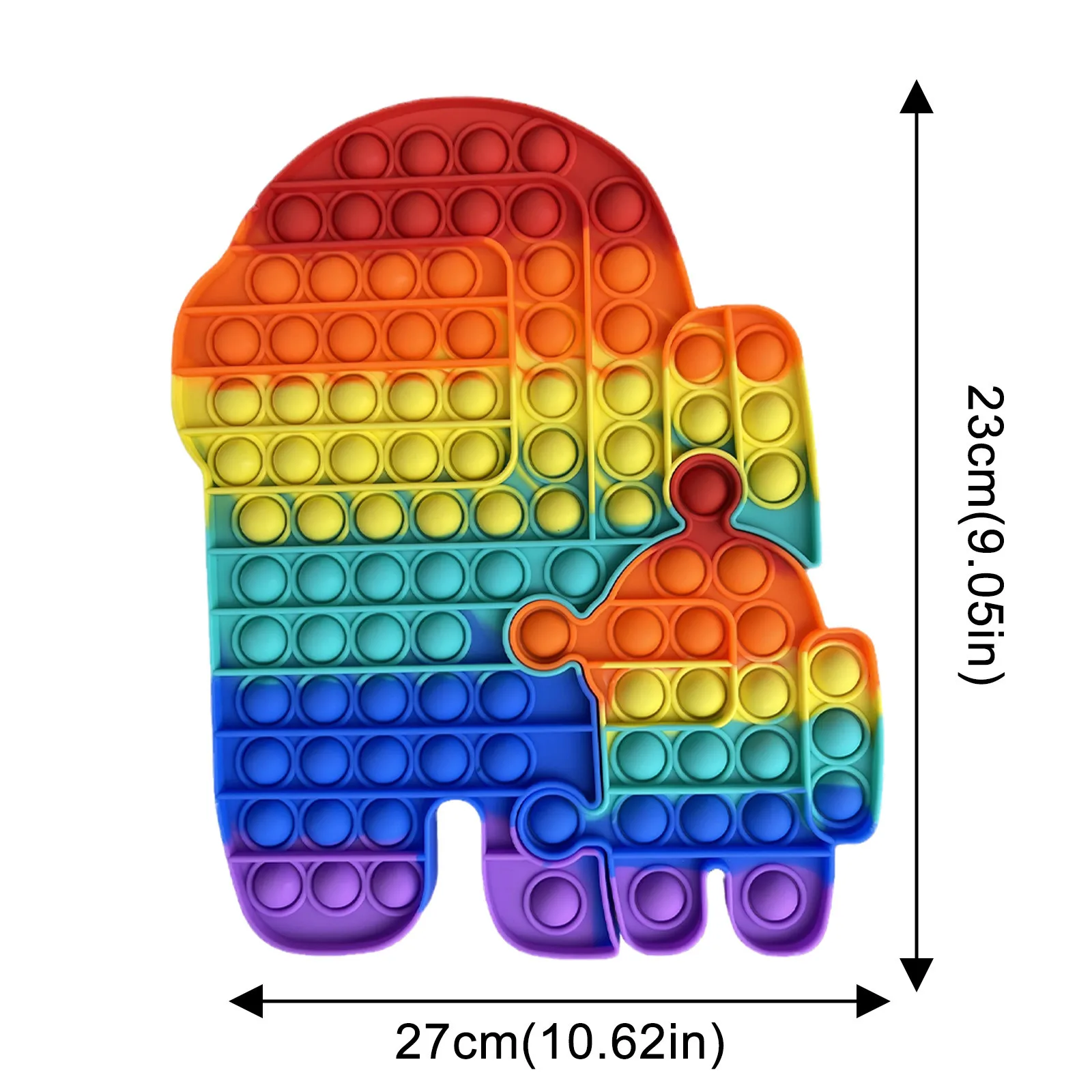 

Silicone Antistress Simpl Dimmer Push Bubble Gadget Toys Special Needs Of Autism Pineapple Fruit Shape Cute Decompression