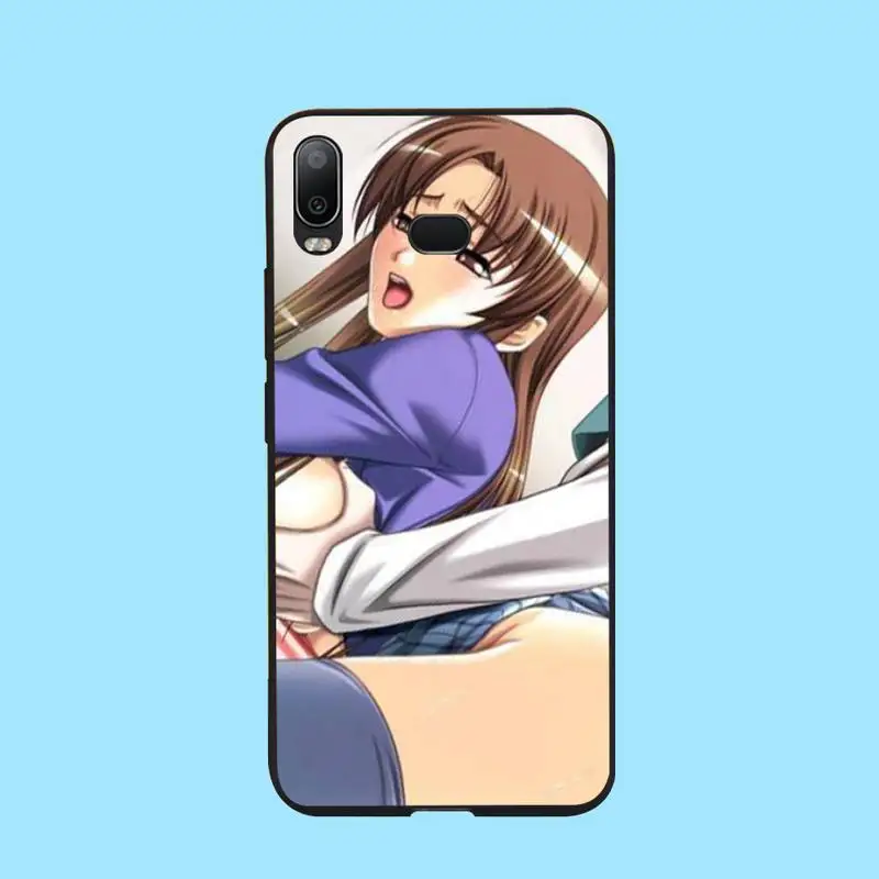 PENGHUWAN Ecchi Hentai Otaku Girl Waifu Ahegao Pleasure Face Phone Case For Samsung A10 A20 A30 A40 A50 A70 A71 A51 A6 A8 2018 | Мобильные