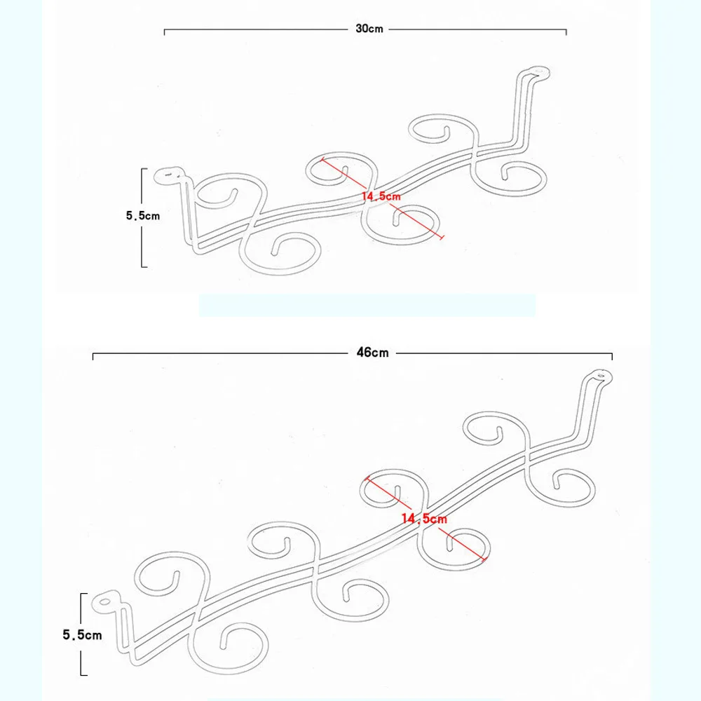 1 шт. прочный металлический держатель для винного стекла подвесная стойка