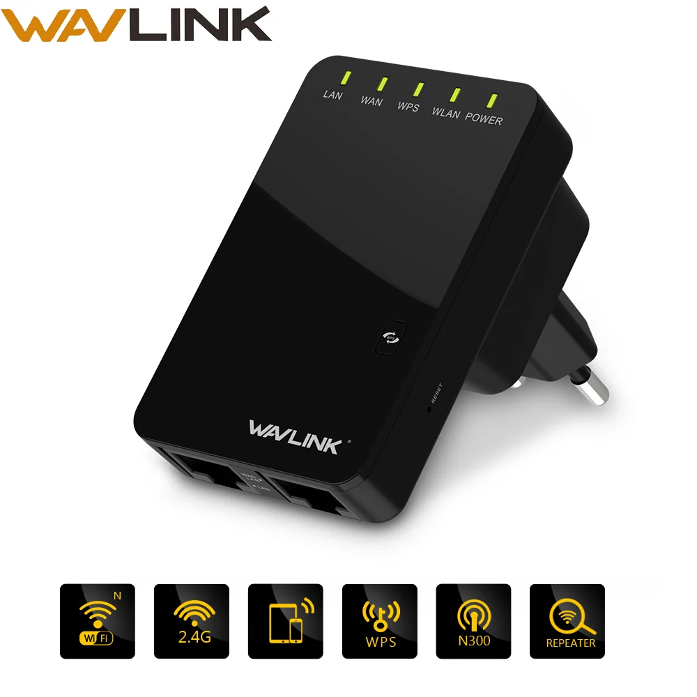 Wavlink 300 Мбит/с беспроводной Wifi удлинитель/ретранслятор/маршрутизатор Wi Fi сетевой