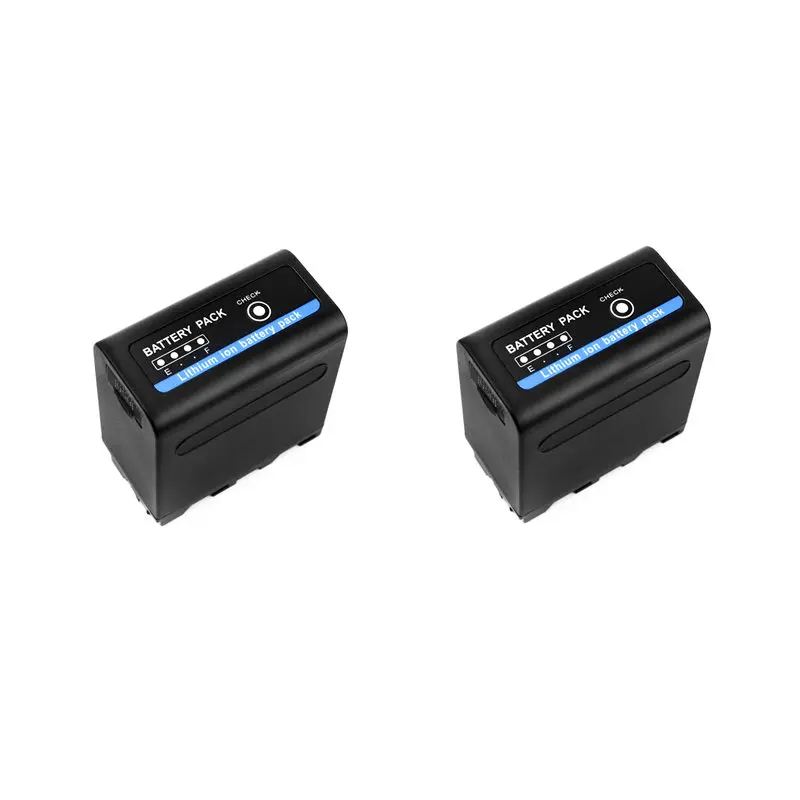 NP-F980D NP-F970 NP-F960 NP F970 NP F960 NP-F750 NP-F760 Батарея с светодиодный Мощность индикатор для SONY MC1500C 190P MC1000C TR555 - Цвет: 2