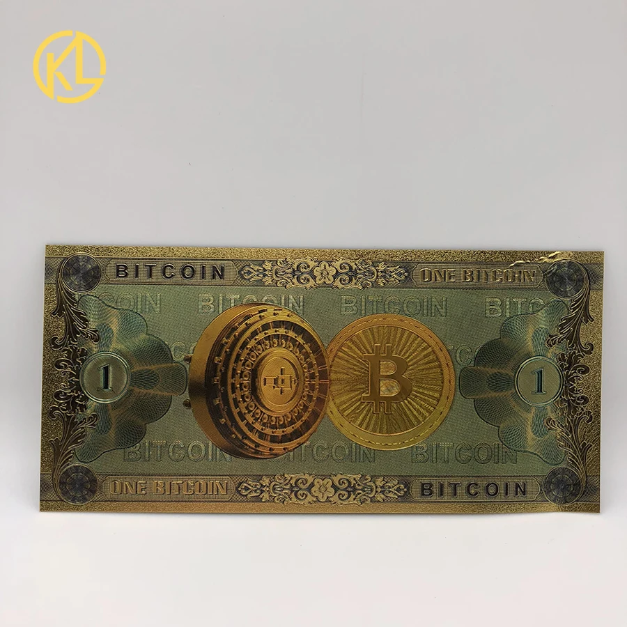 10 шт./лот разноцветные Позолоченные пластиковые сувенирные банкноты с покрытием