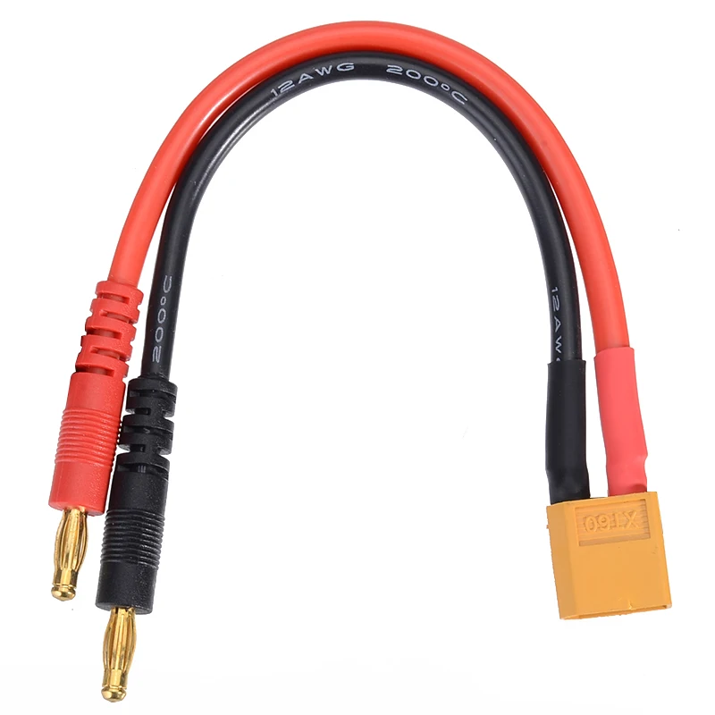 1 шт. XT60 штекер до 4 мм разъемы линия 12AWG/14AWG зарядный кабель 15 см/30 см литиевая батарея баланс зарядки адаптер линия
