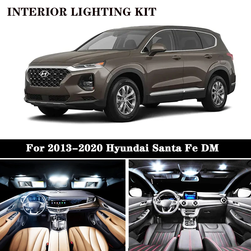 Фотообои 9X для Hyundai Santa Fe DM ix45 2013 2014 2015 2016 2017 2018 2019 2020|Сигнальная лампа| |