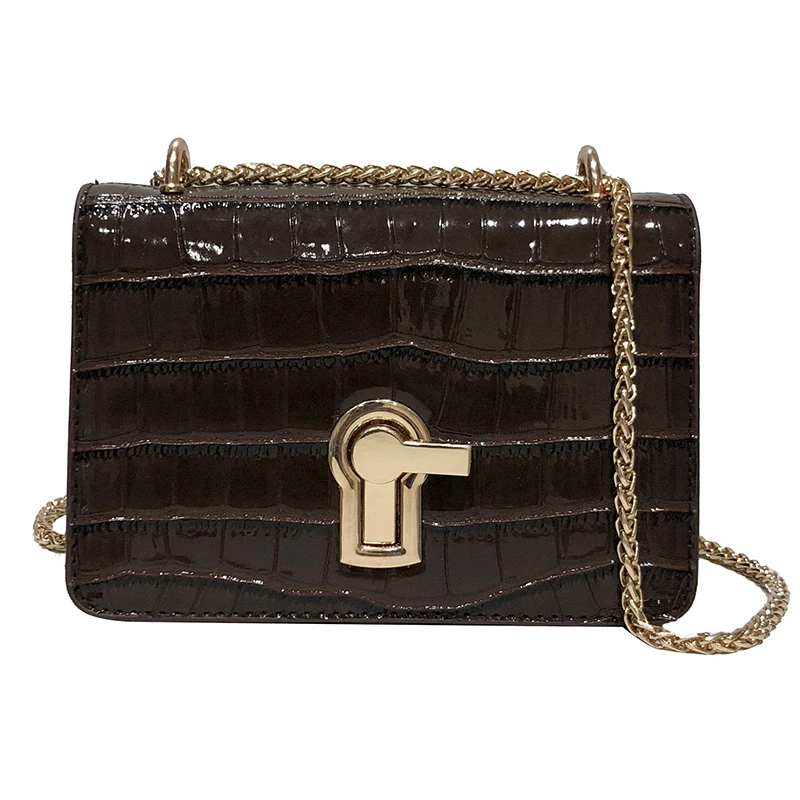 

Shoulder Bag With Chain Bolso Mujer Sac a Main Women CrocodileCross Button Flap Crossbody Shoulder Bags For Women 2020