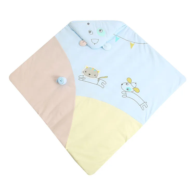 Мягкий Пеленальный спальный мешок для новорожденных хлопковое стеганое одеяло